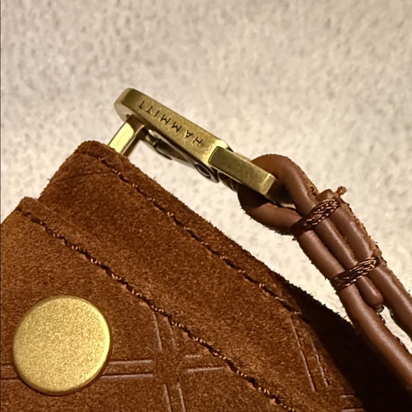 Hammitt Rich Brown Wallet with Gold Details NWT - Picture 8 of 8